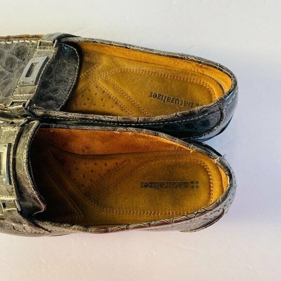 Croco Patent Leather Loafers - Picture 8 of 11